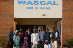 Batch 5 with Prof. Kone during visit to WASCAL CCHH